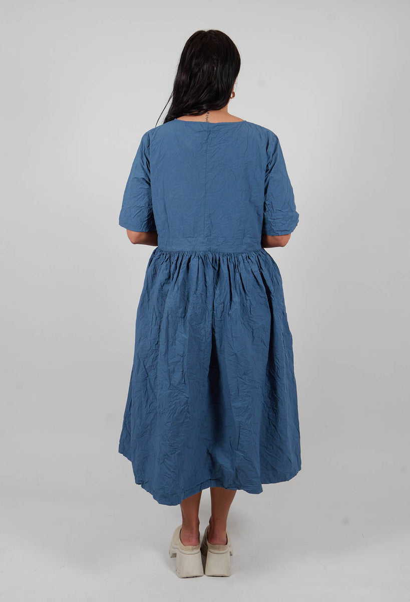 bonnie blue dress Bonnie | BLUE Asymmetric-Neck Maxi Dress With Open-Back