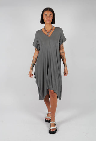 Hankercheif Dress in Toyger Argilla