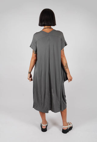 Hankercheif Dress in Toyger Argilla