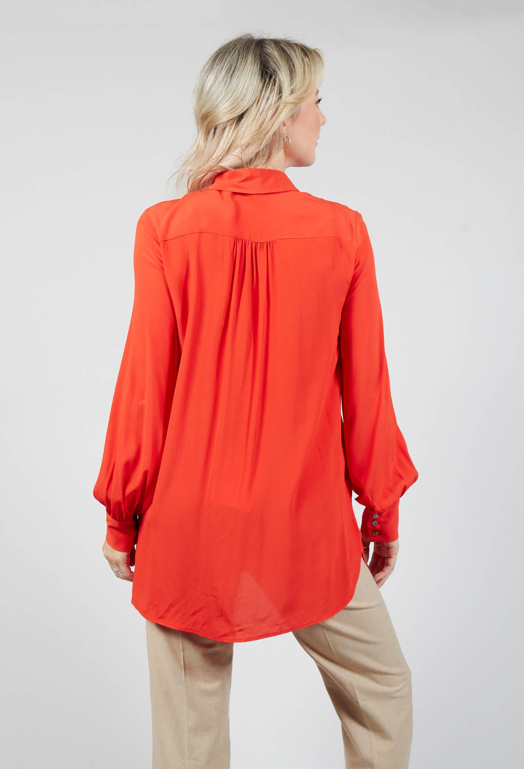 Tailored Shirt in Orange