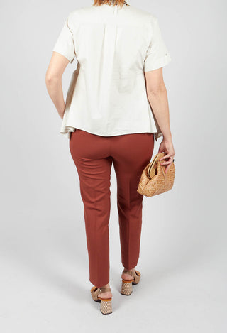 Cigarette Trousers in Rust