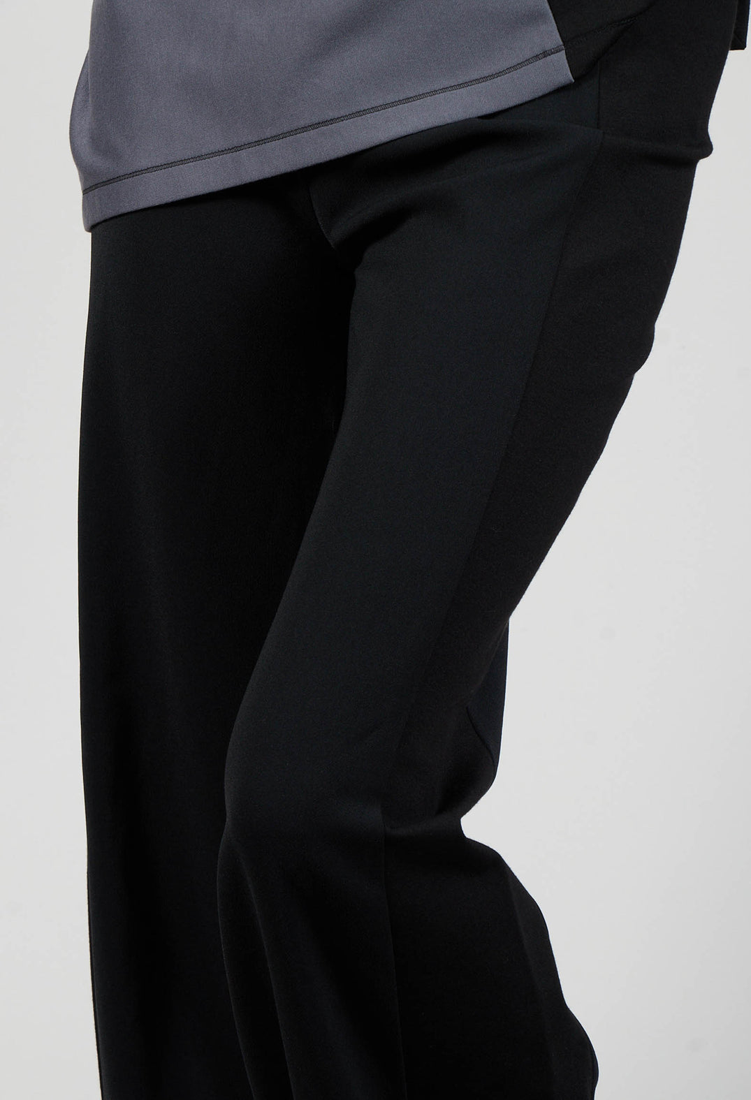 Wide Leg Trousers in Black