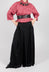 Wide Leg Trousers in Nero