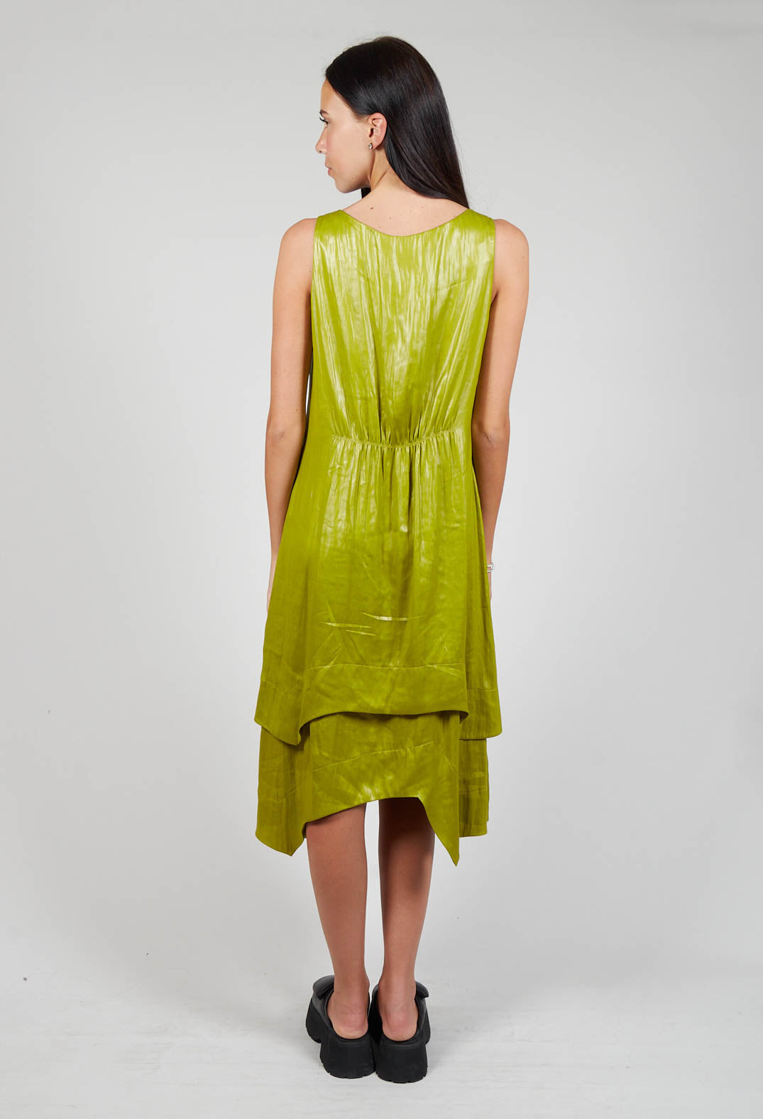 Layered Dress in Green