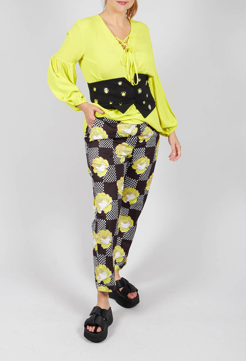 Peg Trousers in Yellow