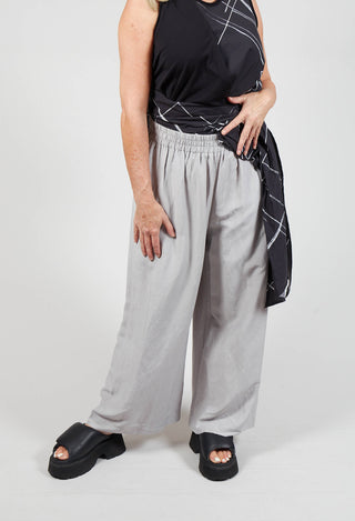 Wide Leg Trousers in Grey