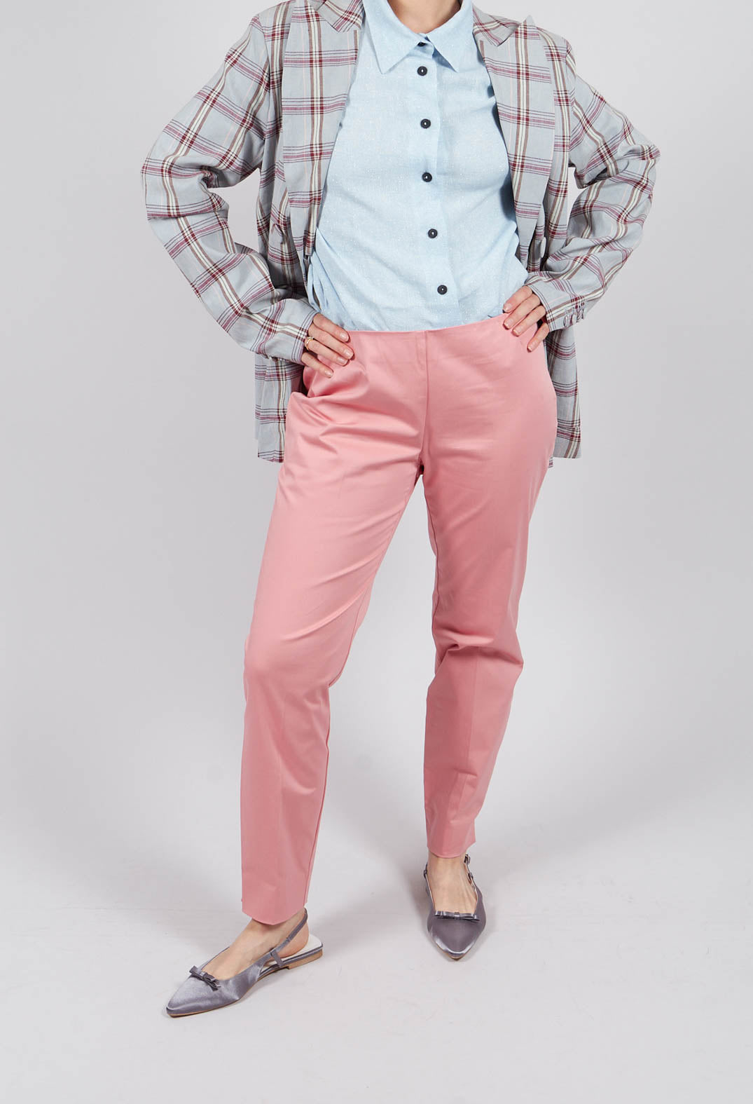 Bright Trousers in Brick Dust