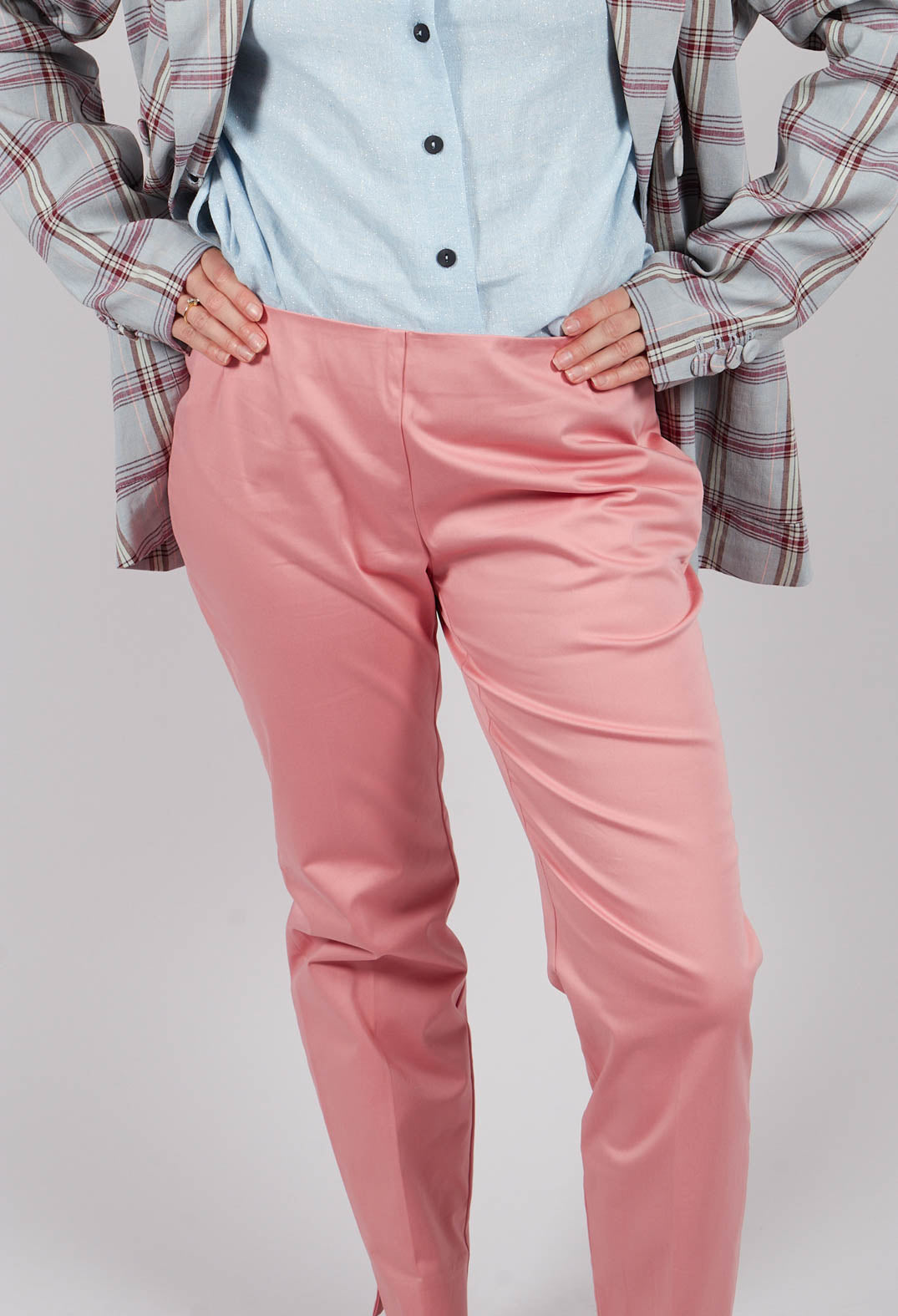 Bright Trousers in Brick Dust