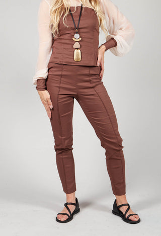 Skinny Trousers in Cioccolato