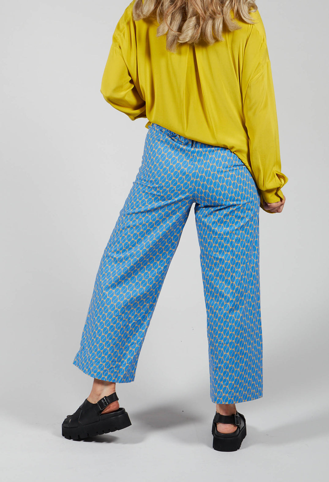 Straight Leg Trousers in Sapphire