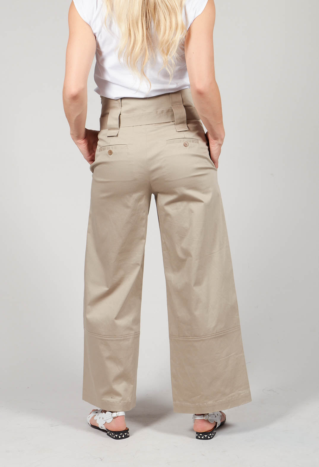 Wide Leg Trousers in Corda