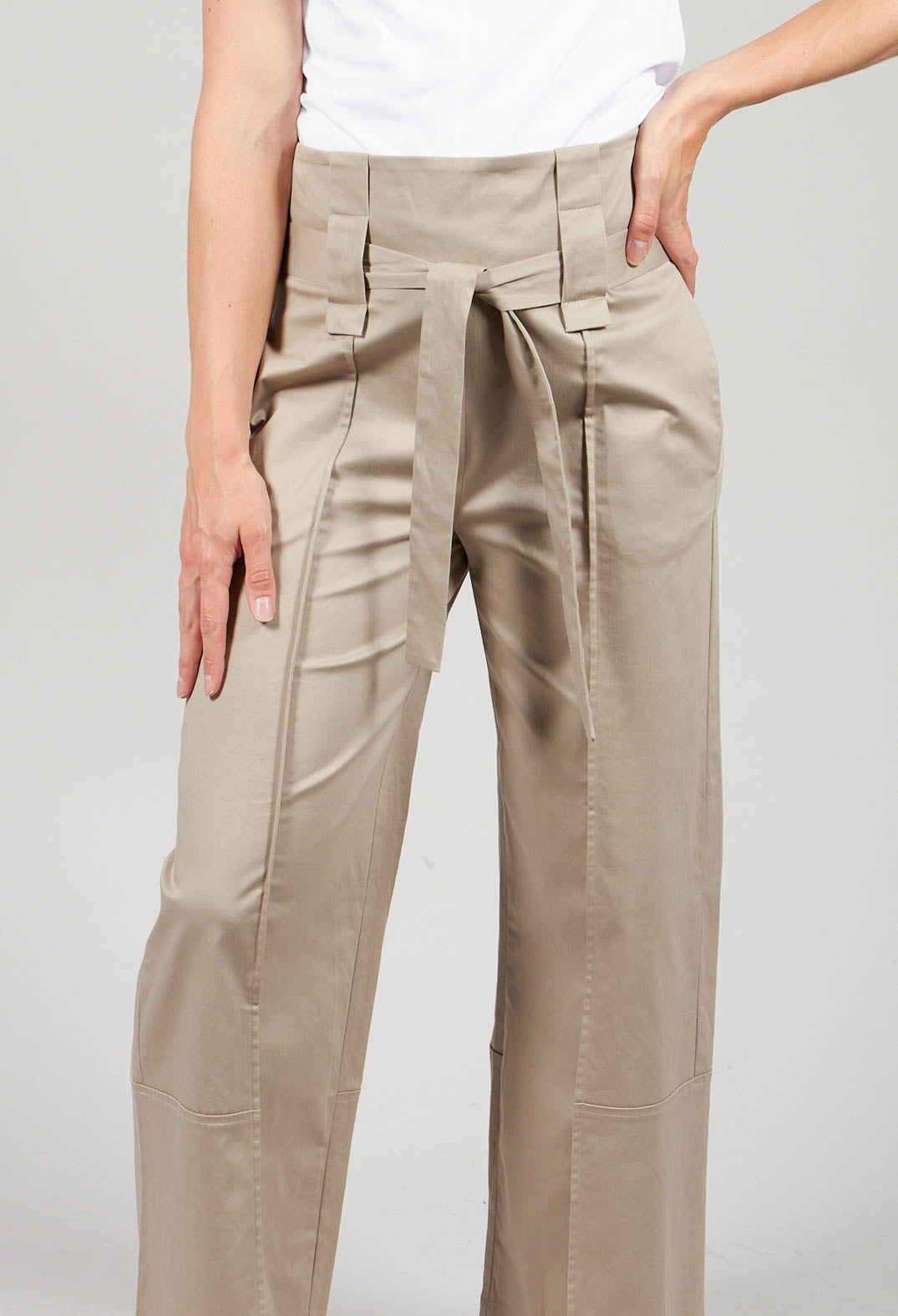 Wide Leg Trousers in Corda