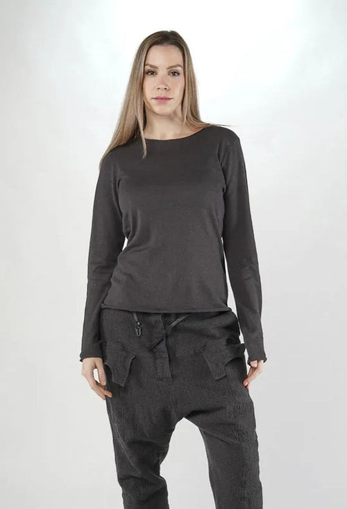 PRE-ORDER - Long Sleeve Jumper in Bone Print (Pictured in Swamp) - 1740701