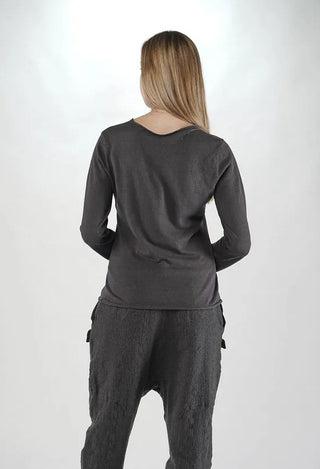 PRE-ORDER - Long Sleeve Jumper in Bone Print (Pictured in Swamp) - 1740701