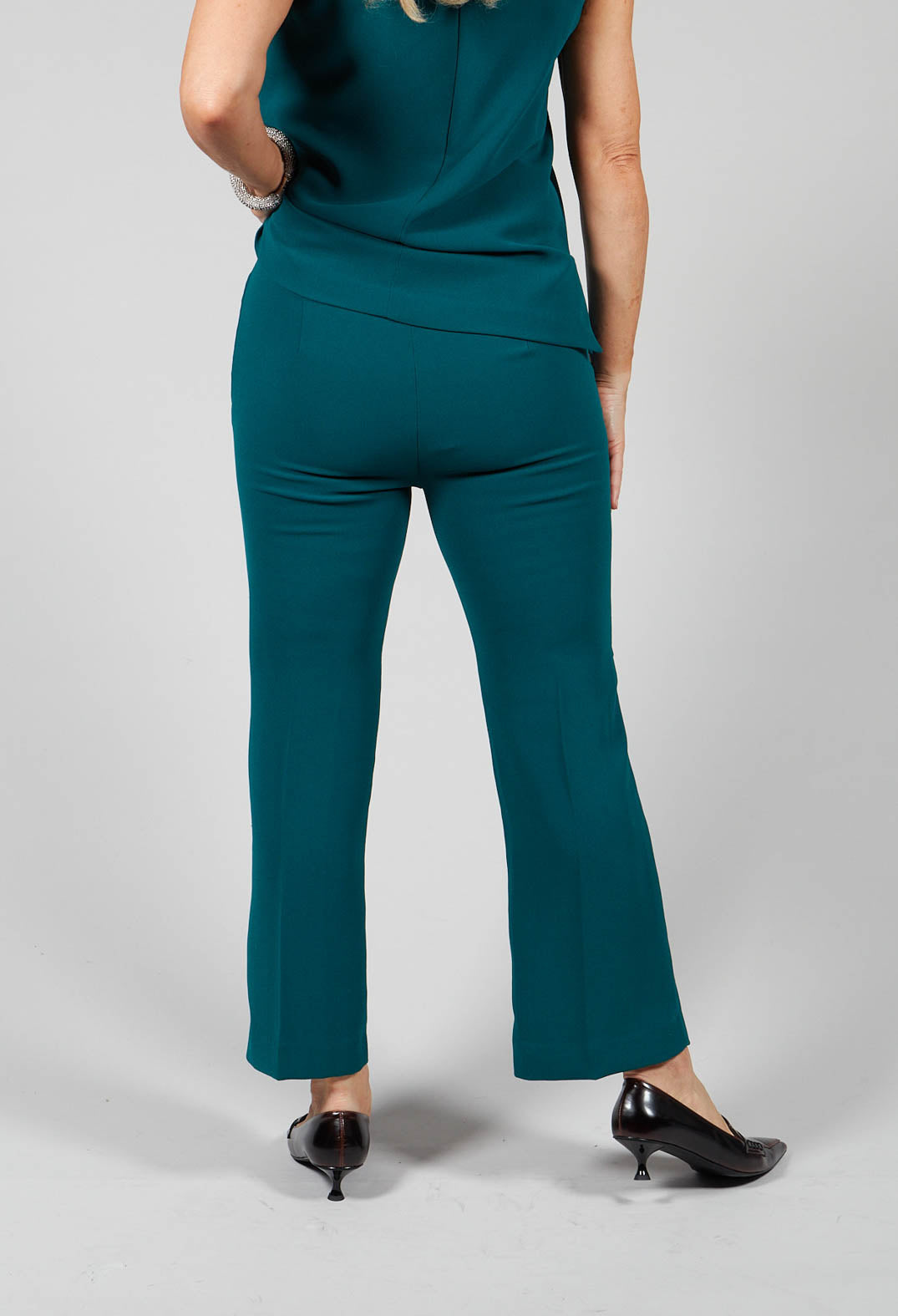 Trousers in Verde Bottiglia