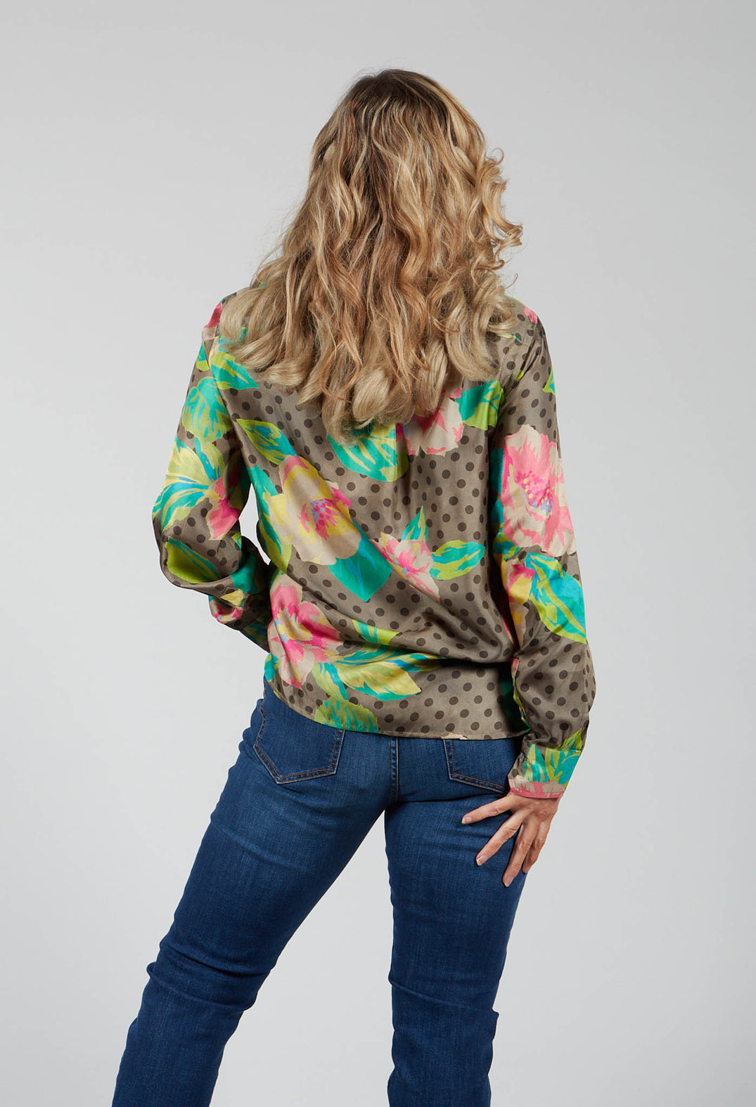 Shirt in Rosa / Verde