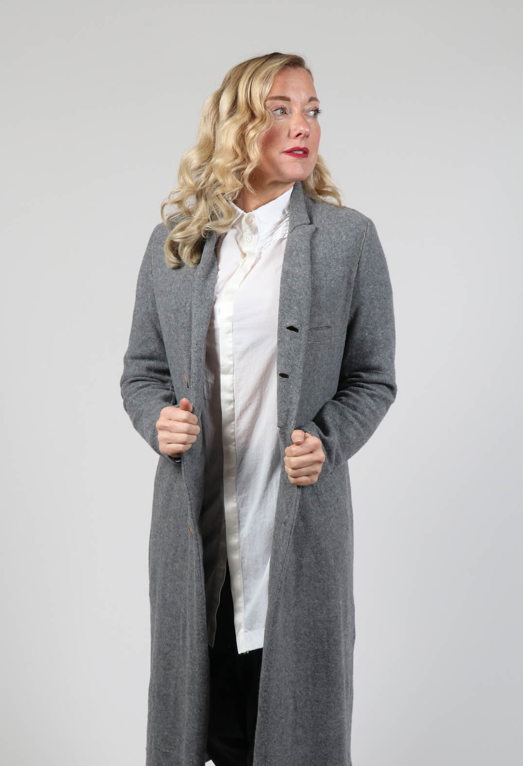 Double Breasted Duster Coat in Original