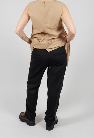 Tailored Trousers in Granato Black