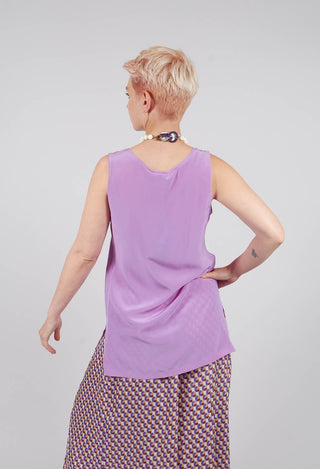 Sleeveless Top in Glicine-Wisteria