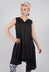 Sleeveless Tunic in Nero