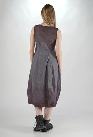 PRE-ORDER - Ruched Detail Dress in Crab Cloud (Pictured in Flamingo Reverse) - 2120907