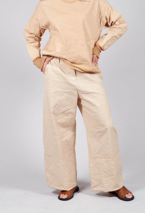 Wide Leg Trousers in Juta