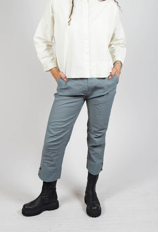 Cotton Trousers in Ferro