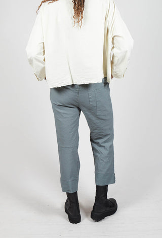 Cotton Trousers in Ferro