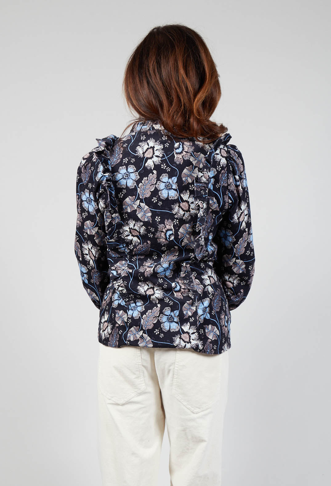 Melody (co) Shirt with Ruffles