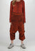 PRE-ORDER - Cropped Drop Crotch Trousers in Crab Cloud - 2240101