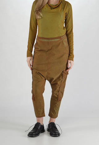 PRE-ORDER - Drop Crotch Trousers with Large Pockets in Crab Cloud (Pictured in Lagoon Cloud) - 2240105