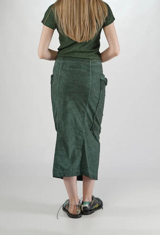 PRE-ORDER - Pencil Skirt with Large Pockets in Crab Cloud (Pictured in Pine Cloud) - 2240308