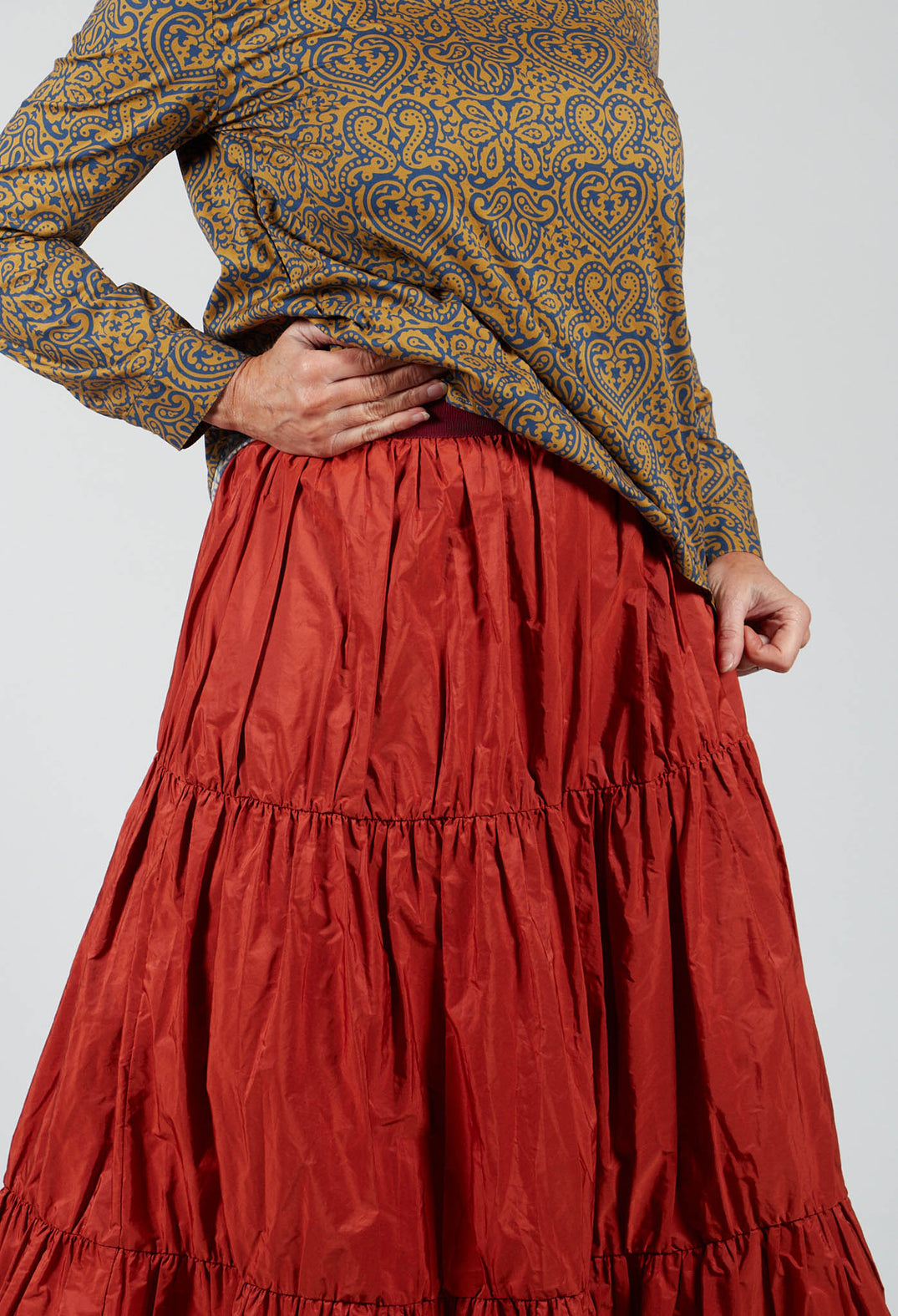 Skirt in Ruggine Rust