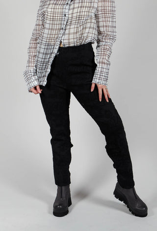 Tailored Stretch Trousers In Black Punch