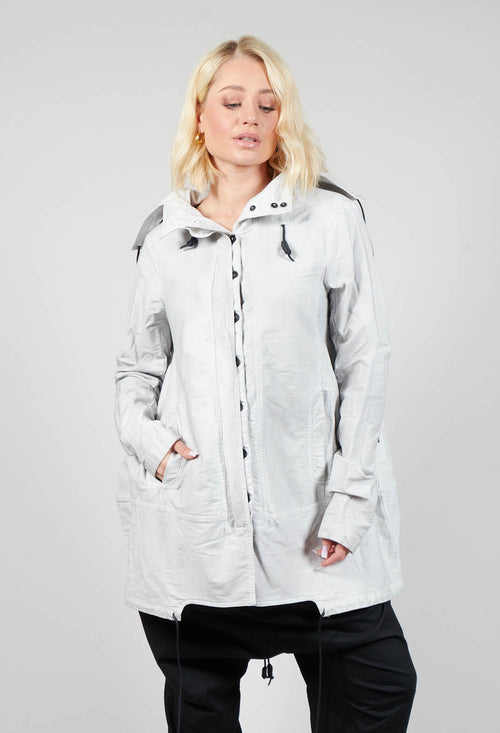 Long Sleeve Jacket with Panelling in Birch