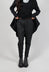 Clok Trousers with Check Print in Dark Grey