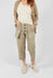 High Waist Trouser in Taupe