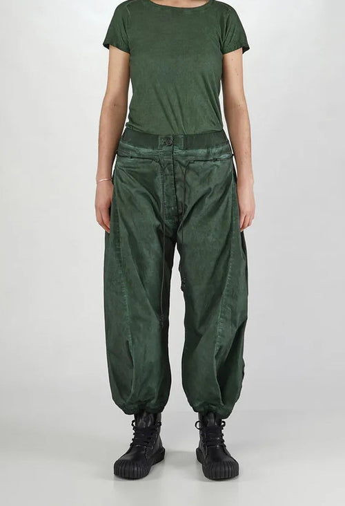 PRE-ORDER - Pleat Hem Trousers in Lagoon Cloud (Pictured in Pine Cloud) - 2600105