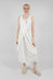 Edith Dress with Overlay in White