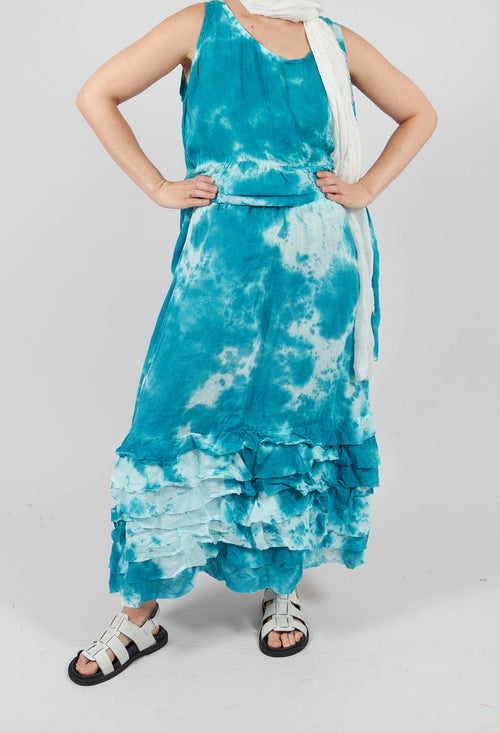 Zentralknapp Skirt in Angel Blue