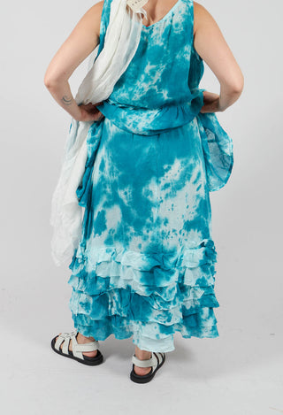 Zentralknapp Skirt in Angel Blue