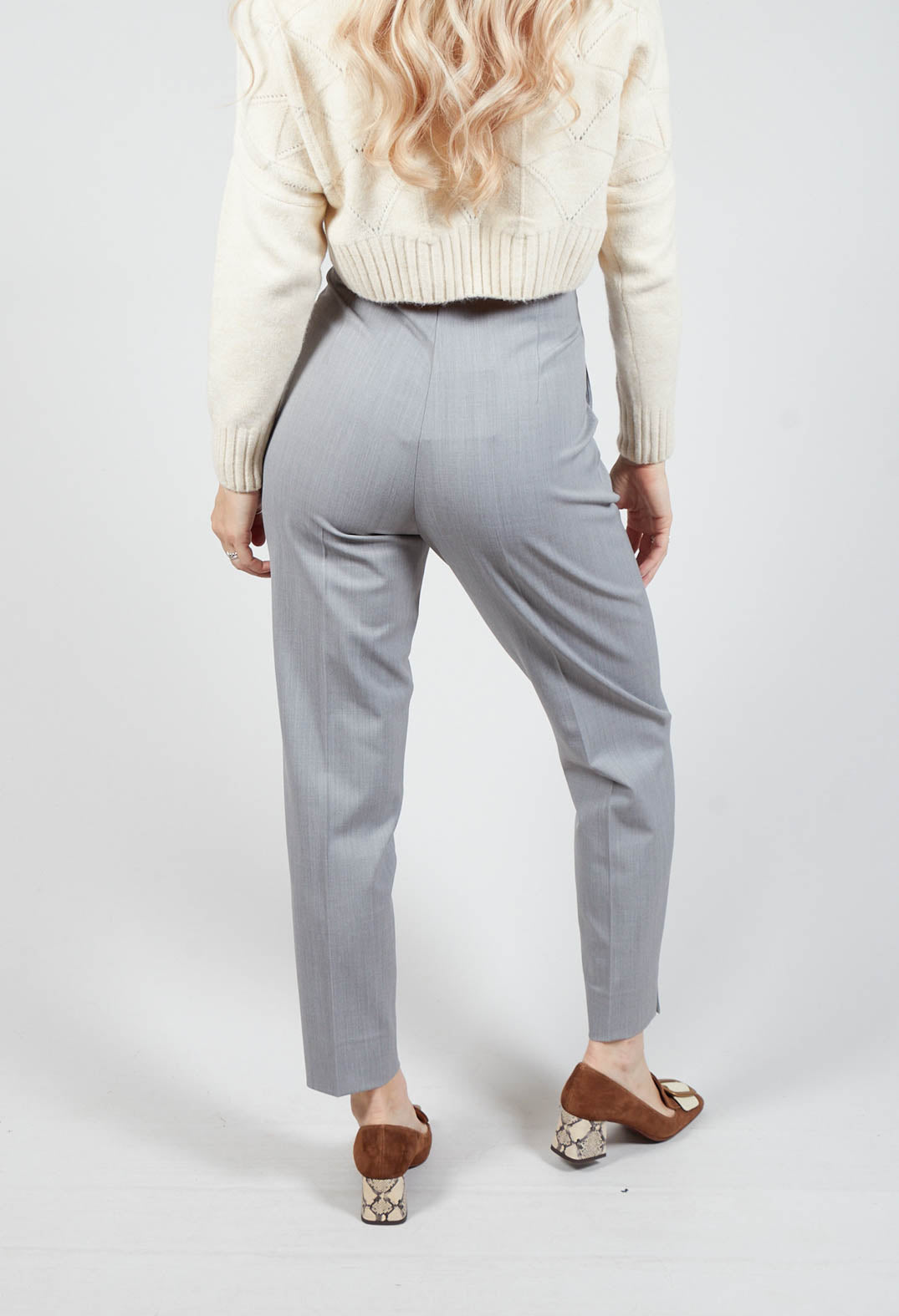 Twill Trousers in Grey