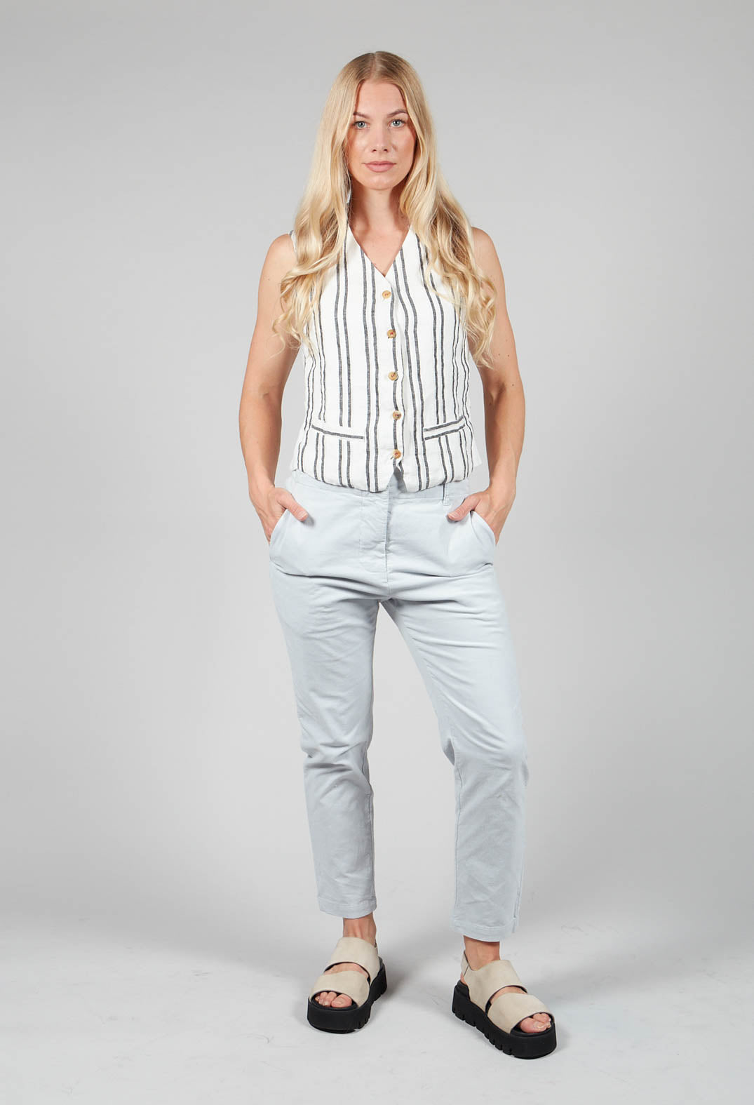 Pamina Trousers in Pearl