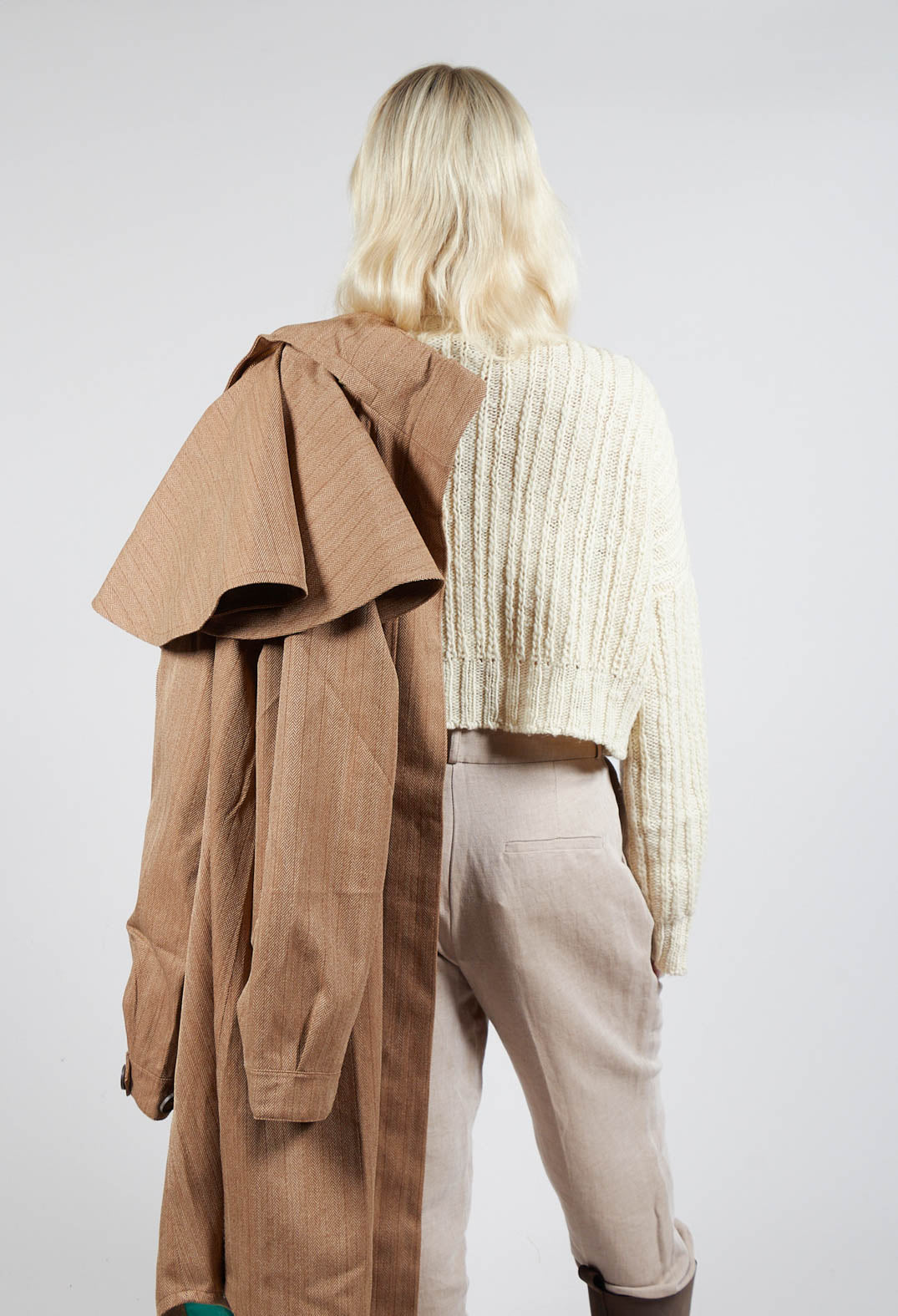 Cactus Tricot Chunky Knit in Latte