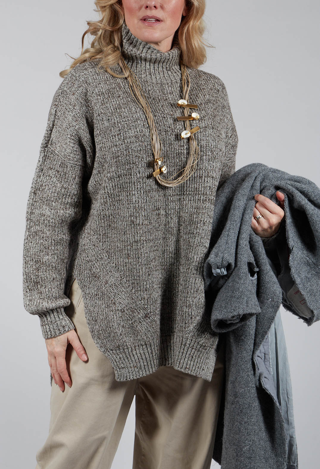 Formio Tricot Knitted Jumper in Multicolour