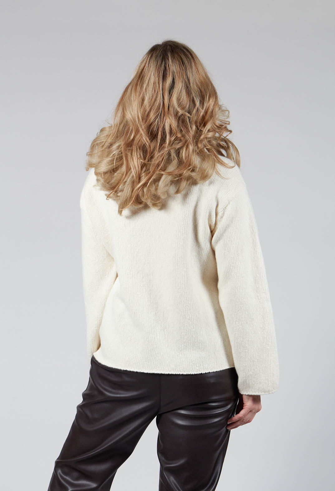 Somerset Cashmere Blend Jumper in Cream