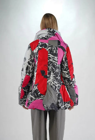 PRE-ORDER - Tulip Hem Padded Jacket in Multicolour - 3211104
