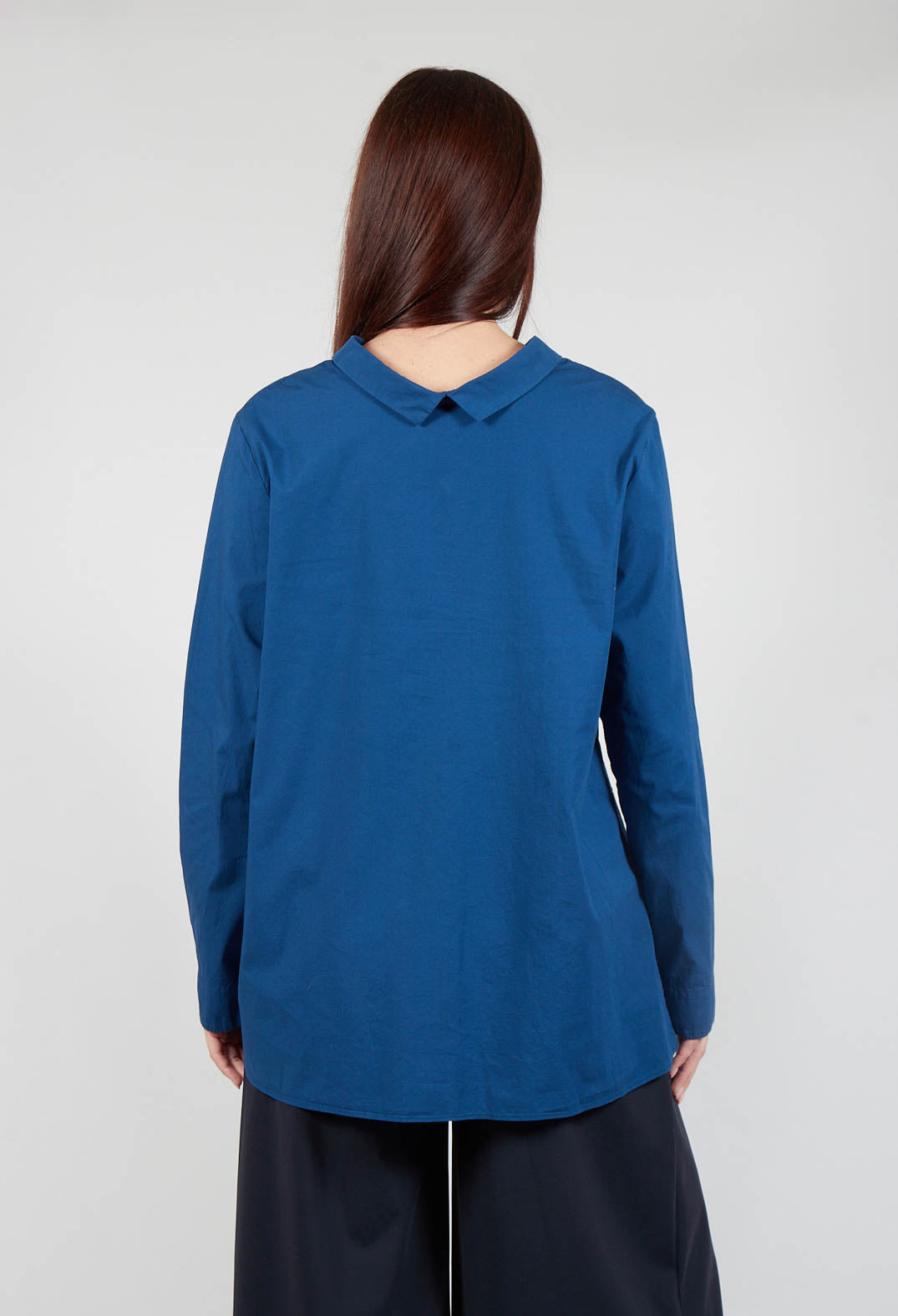Reversible Blouse in Ocean Blue