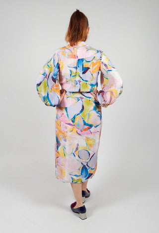 Wrap Over Dress in Eva Print