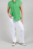Straight Leg Trousers in White